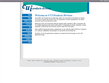 Tablet Screenshot of cuiproducts.com
